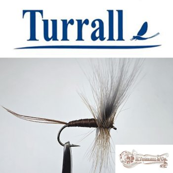 Turrall No.28 Green Mayfly in Größe 8 Special European Dry -Eine klassische, traditionelle Trockenfliege aus England-