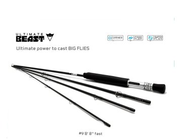 ArcticSilver UltimateBEAST  with/without SWITCH-FLEX HANDLE Ultimate power to cast BIG FLIES Sonderpreis nur bis 31.01.25 Fliegenruten für die Großfisch-Jagd