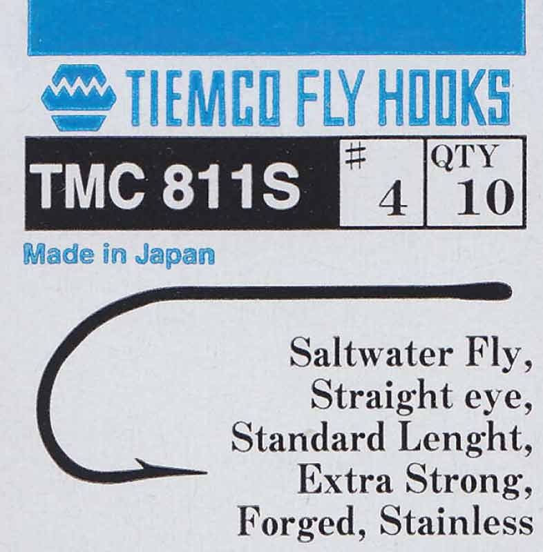 Tiemco TMC 811S Standard Saltwater Fly Hooks