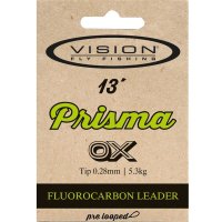 Vision Prisma Fluorocarbon 13Ft Konische Fliegenvorfächer Unsichtbar im Wasser