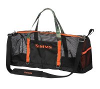 Simms Challenger Mesh Duffel - 60L Black  Die luftige Transporttasche für deine Watbekleidung