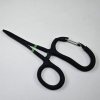 QUICKDRAW FORCEPS Black/Green Ein tolles Tool mit Zange, Schere, Reinigungs-Dorn und praktischen Karabiner-Clip