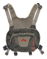 Simms Tributary Hybrid Chest Pack Reg. Camo Olive Drab  Brusttasche/Rucksack für Fliegenfischer.